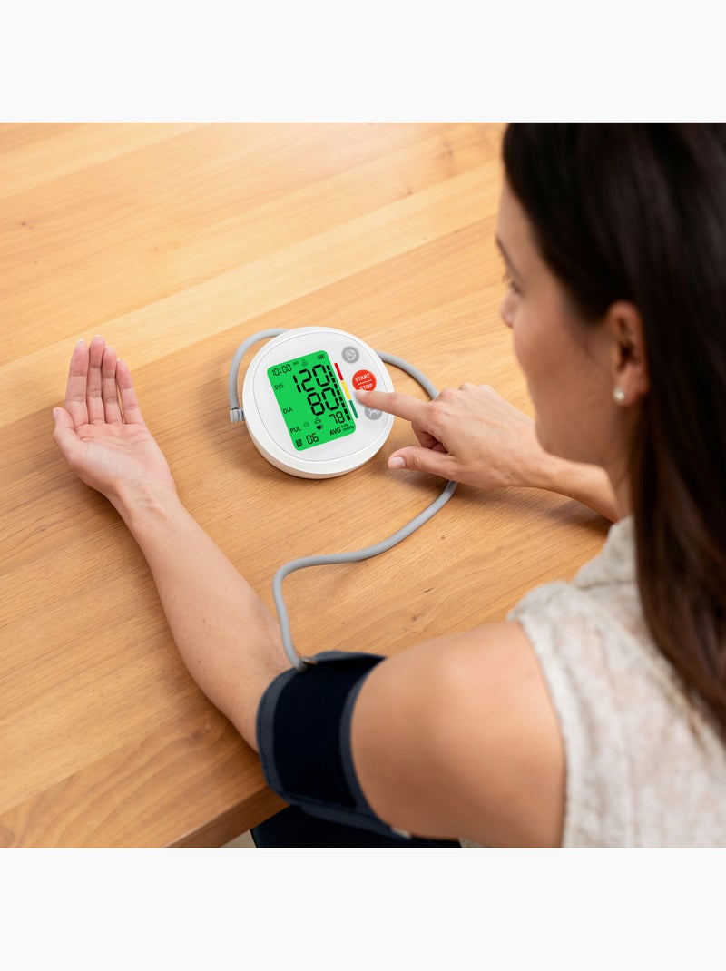 Tensiomètre Bras Electronique LIONELO Pulso - Détection Arythmie - Dispositif médical certifié Blanc - Kiabi
