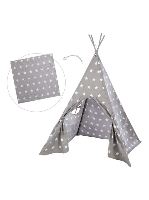 Tente tipi étoilée + sac de transport 'Little Stars' - ROBA - Kiabi