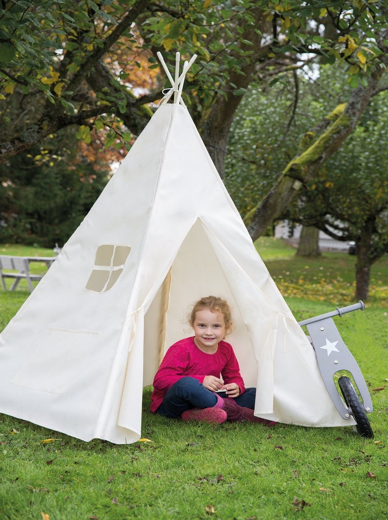 Tente tipi + sac de transport - ROBA Blanc cassé - Kiabi