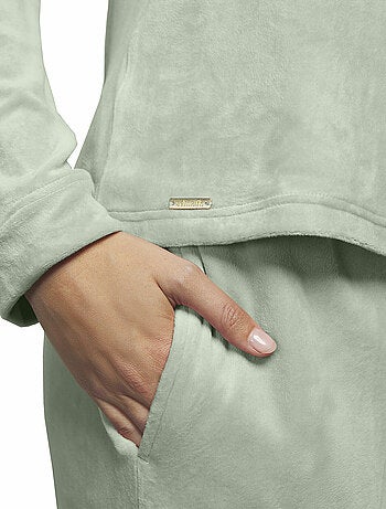 Tenue détente et intérieur pyjama pantalon haut polar soft