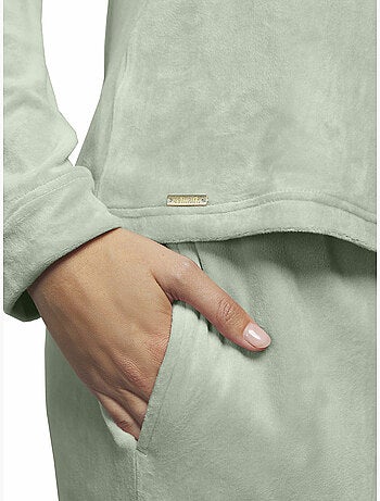 Tenue détente et intérieur pyjama pantalon haut polar soft