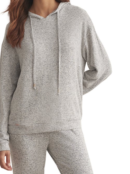 Tenue détente et intérieur pyjama pantalon sweat capuche basic p82 - Kiabi