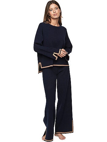 Tenue détente pyjama pantalon top p113 winter wonderland
