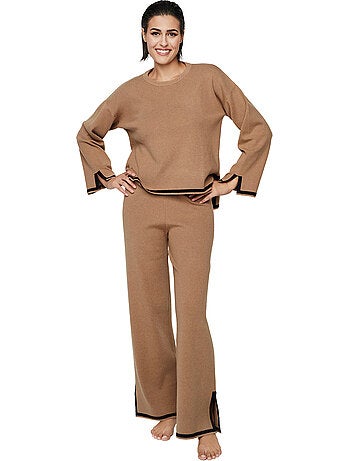 Tenue détente pyjama pantalon top p113 winter wonderland