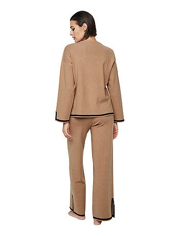 Tenue détente pyjama pantalon top p113 winter wonderland