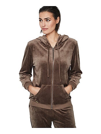 Tenue détente pyjama pantalon veste zippée à capuche p115 sport