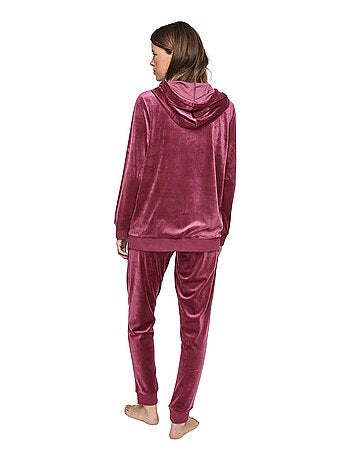 Tenue détente pyjama pantalon veste zippée à capuche p115 sport