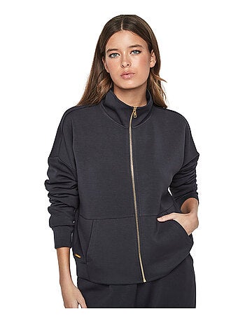 Tenue détente pyjama pantalon veste zippée p104 cozy chic