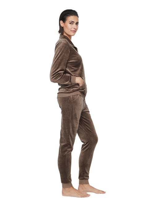 Tenue détente pyjama pantalon veste zippée p115 sport - Kiabi