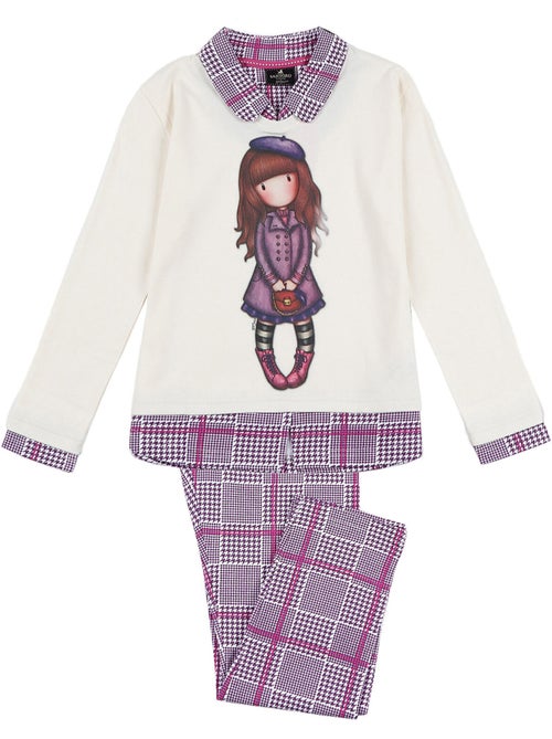 Tenue d'intérieur pyjama pantalon et haut le beret santoro - Kiabi Tenue d'intérieur pyjama pantalon et haut le beret santoro - Kiabi