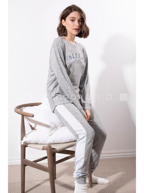 Tenue d'intérieur pyjama pantalon sleep - Kiabi
