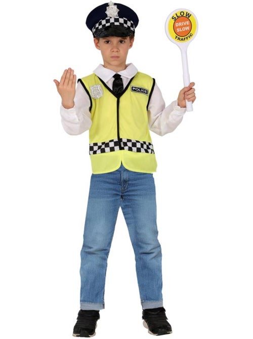 Tenue ou costume de police : gilet, chapeau et chemise - Kiabi Tenue ou costume de police : gilet, chapeau et chemise - Kiabi
