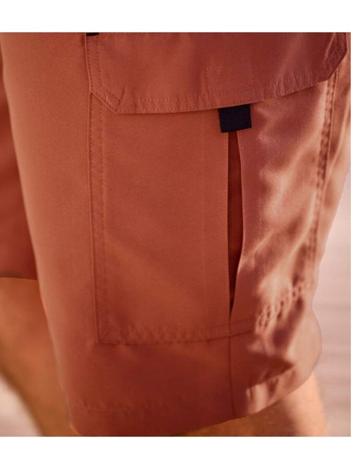 Terracotta cargobermuda van microvezel - ATLAS FOR MEN - Kiabi Terracotta cargobermuda van microvezel - ATLAS FOR MEN - Kiabi