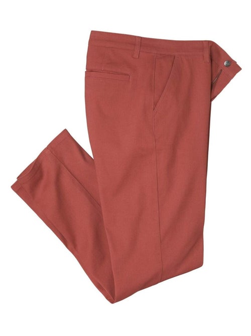 Terracotta regular chinobroek met stretch - atlas for men - Kiabi Terracotta regular chinobroek met stretch - atlas for men - Kiabi