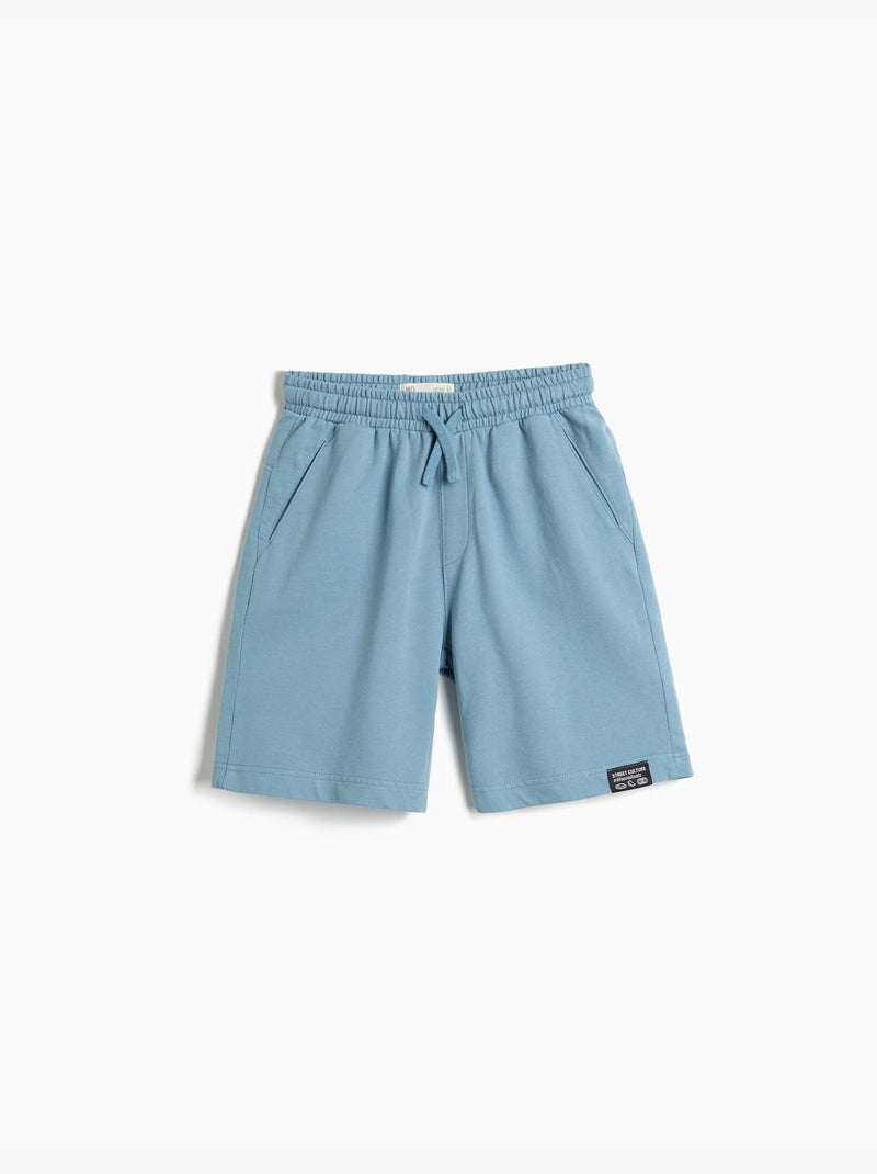 Terry shorts, mo fashion Blauw - Kiabi