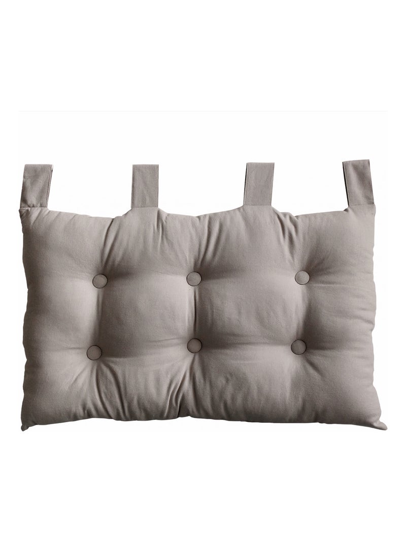 Tête de lit coussin en coton Bois naturel - Kiabi