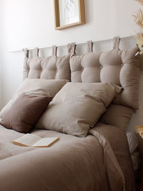 Tête de lit coussin en coton - Kiabi Tête de lit coussin en coton - Kiabi