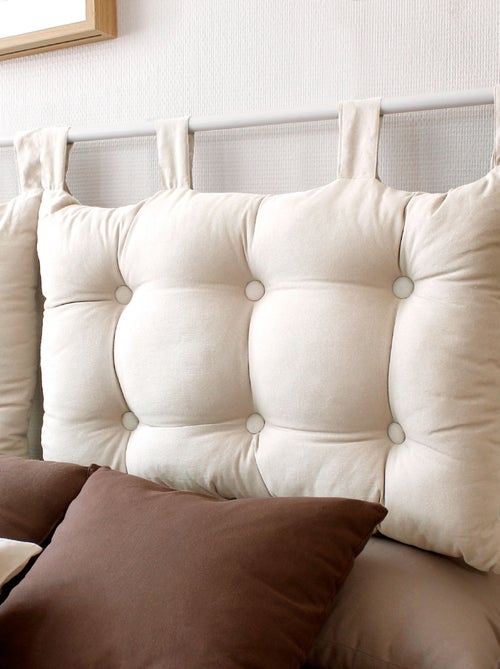 Tête de lit coussin en coton - Kiabi Tête de lit coussin en coton - Kiabi