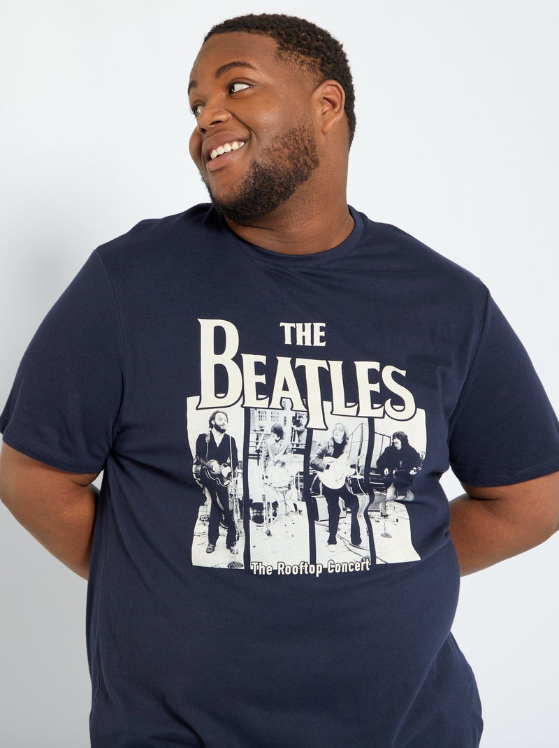 The Beatles-T-shirt van jersey BLAUW - Kiabi