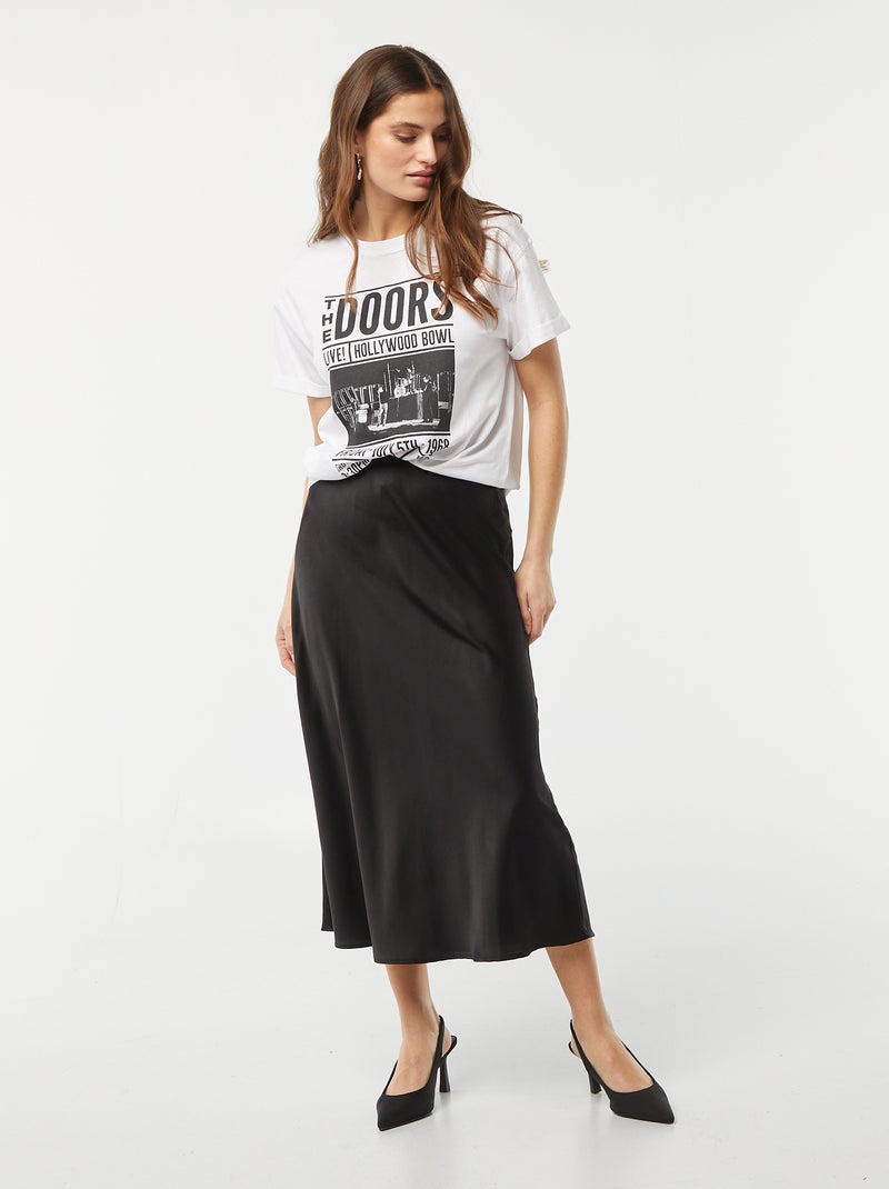 'The Doors'-T-shirt met korte mouw WIT - Kiabi