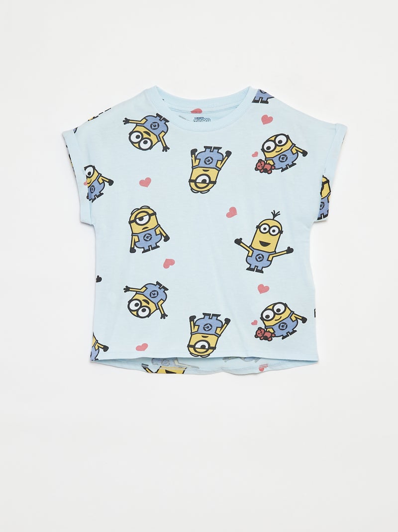 The Minions-T-shirt met korte mouw BLAUW - Kiabi