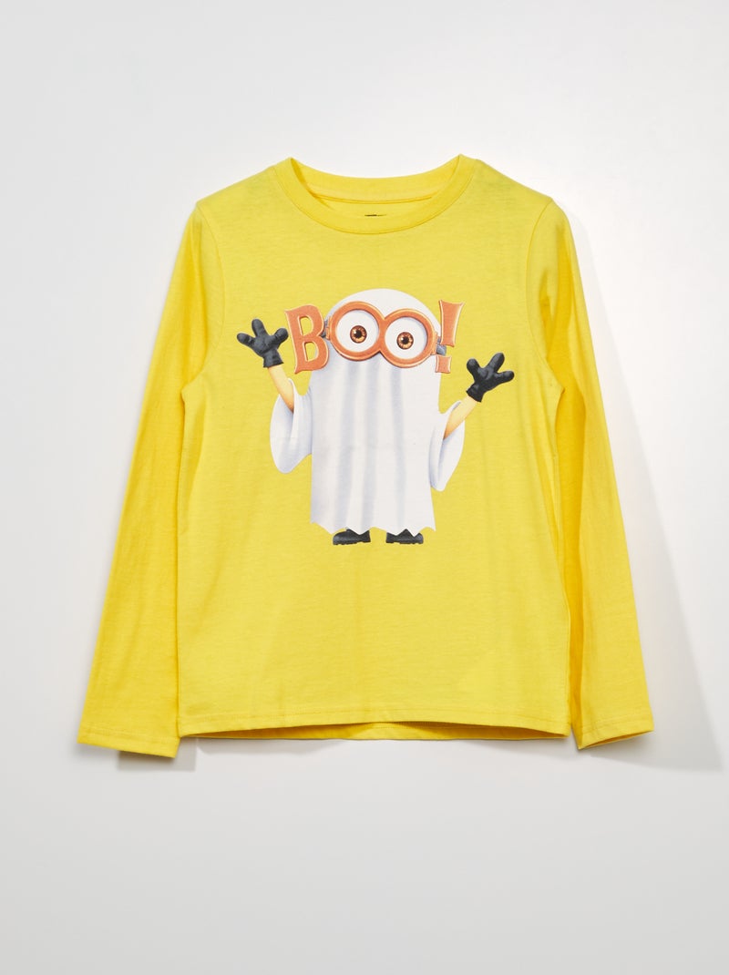 'The Minions'-T-shirt met lange mouw - Halloween GEEL - Kiabi