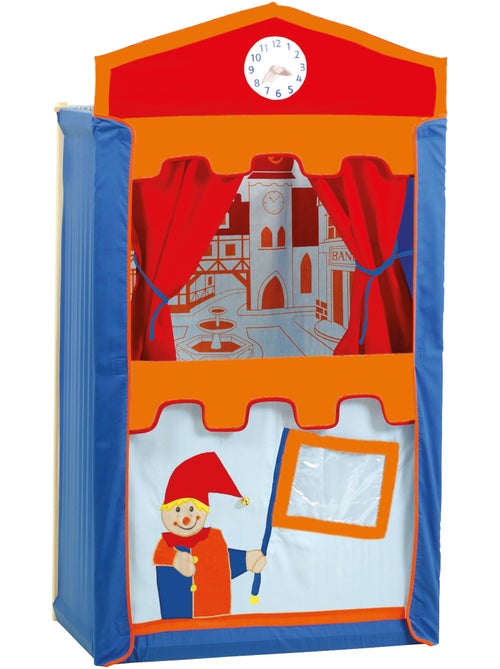 Théâtre de Guignol + 6 marionnettes à main ROBA - Kiabi
