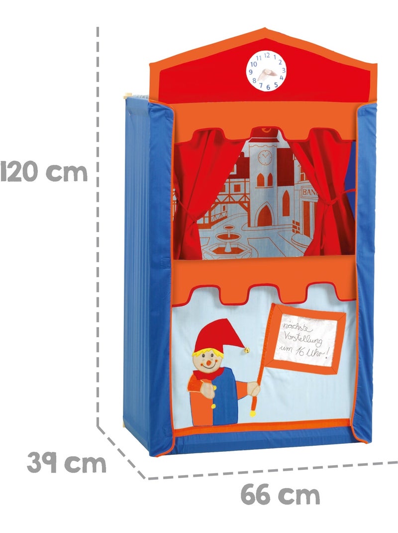 Théâtre de Guignol + 6 marionnettes à main ROBA Multicolore - Kiabi