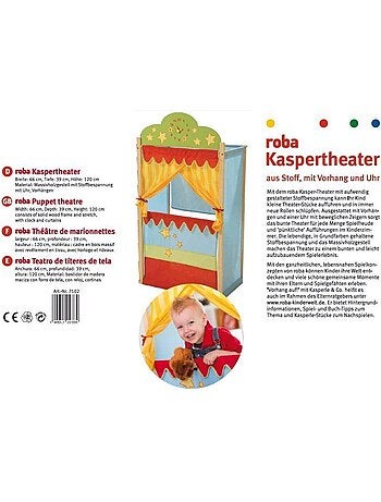Théâtre de marionnettes monté sur pied ROBA