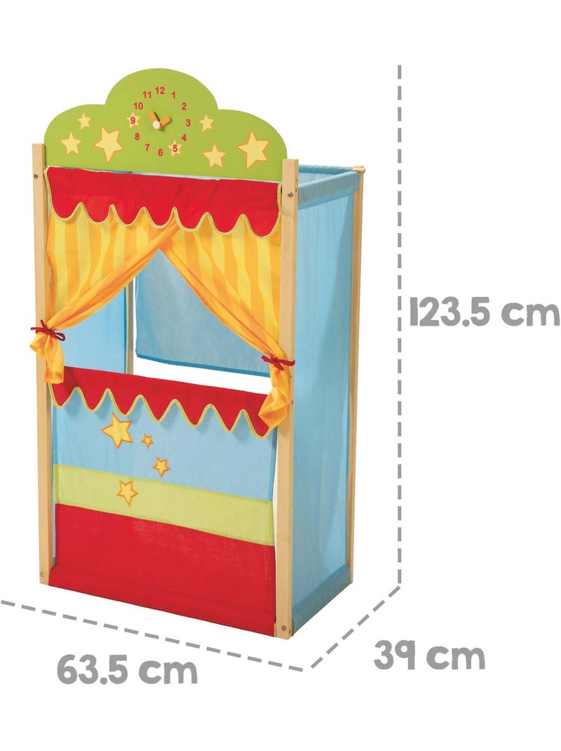 Théâtre de marionnettes monté sur pied ROBA Multicolore - Kiabi