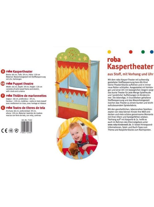 Théâtre de marionnettes monté sur pied ROBA - Kiabi