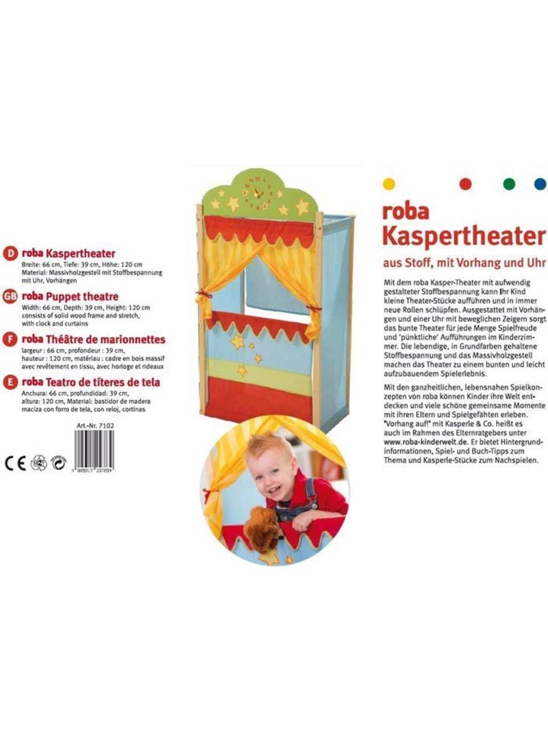 Théâtre de marionnettes monté sur pied ROBA Multicolore - Kiabi