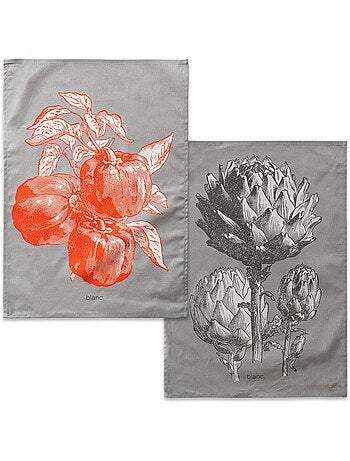 Theedoek 2 stuks Artichoke "Happyfriday
