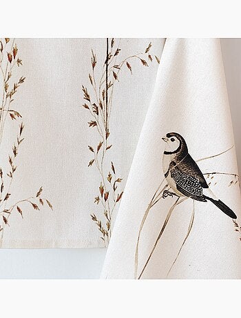 Theedoek 2 stuks Happy birds "Happyfriday