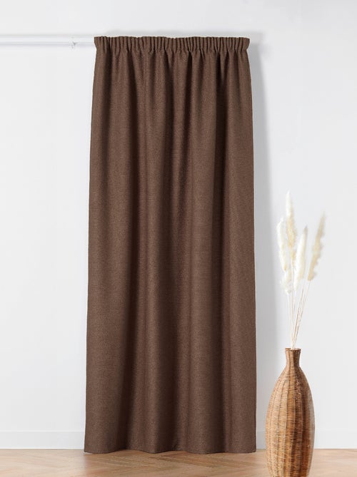 Thermisch gordijn met vlecht met kruleffect - Kiabi Thermisch gordijn met vlecht met kruleffect - Kiabi