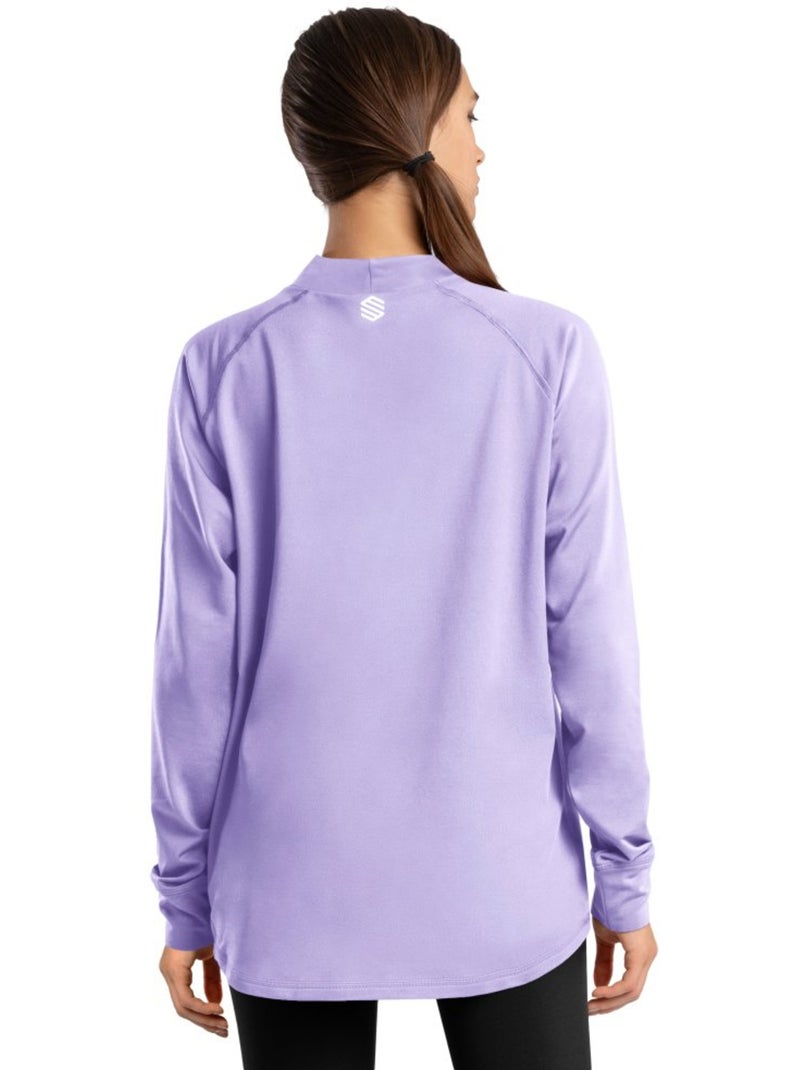 Thermisch ondershirt dames Lavendel - Kiabi
