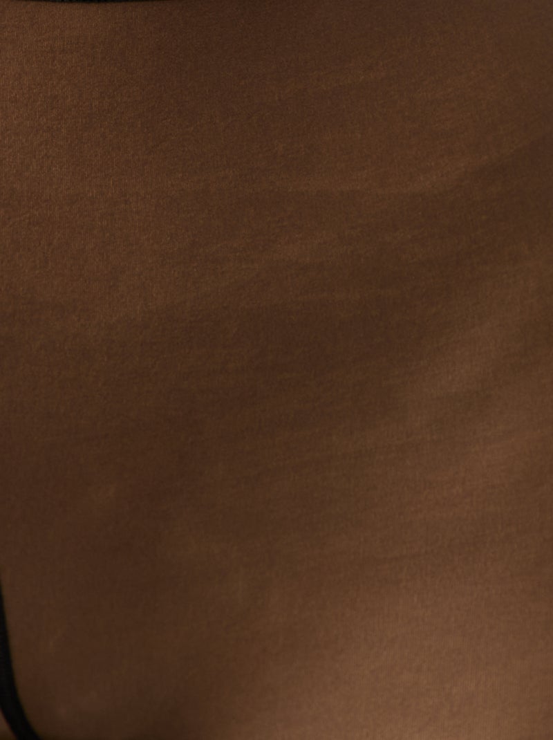 Thermische panty met fleecevoering zwart - Kiabi