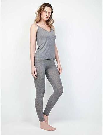 Thermische tanktop met kant