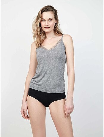 Thermische tanktop met kant