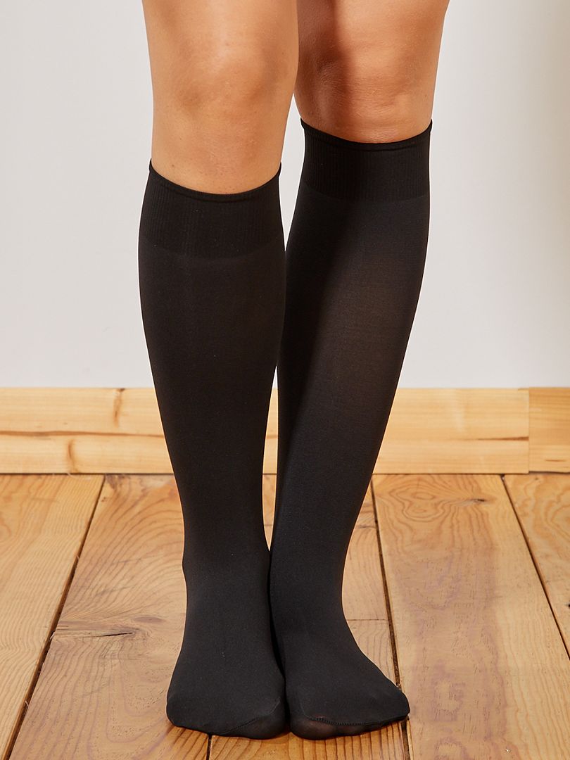 Thermo Isolant-pantykousjes van 'DIM’ zwart - Kiabi