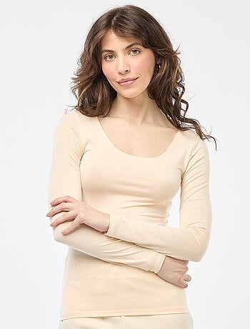 Thermo-T-shirt met lange mouw, comfortabel als een tweede huid