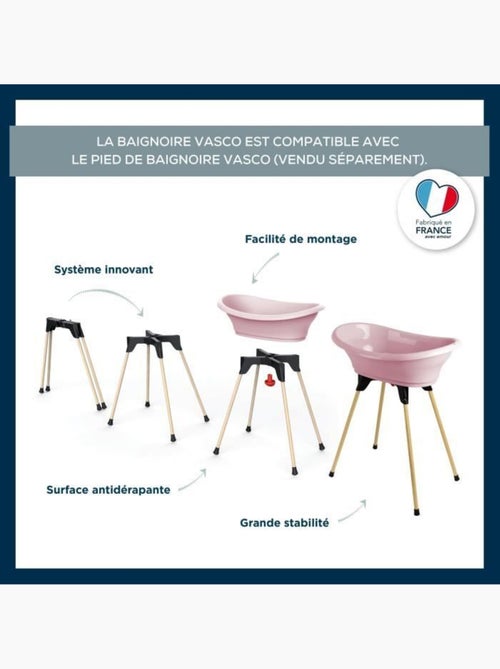 Thermobaby baignoire vasco - rose poudré - Kiabi