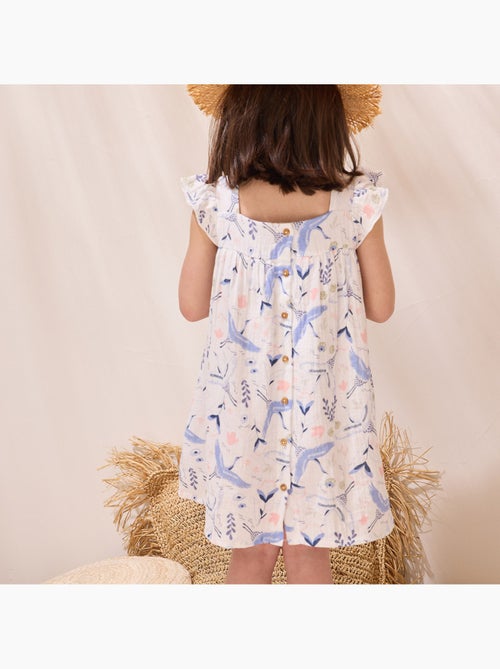 Tiana kinderjurk van katoenen gaas - Kiabi Tiana kinderjurk van katoenen gaas - Kiabi