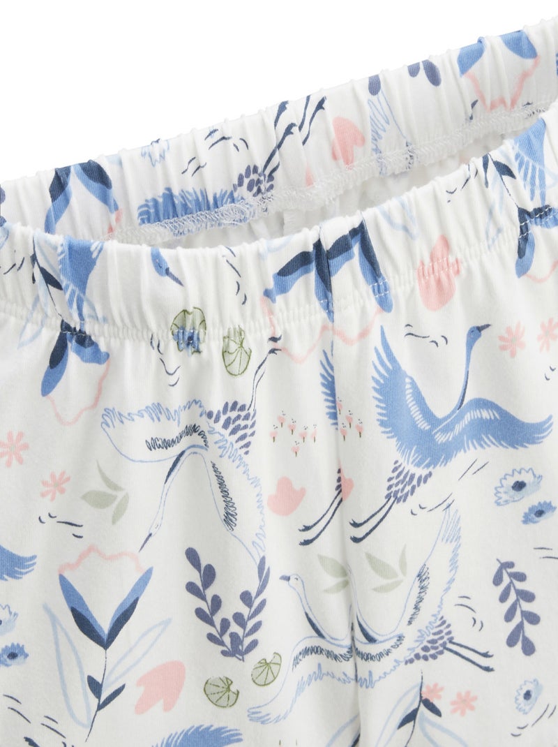 Tiana tweedelige kinderpyjama met korte mouwen Blauw - Kiabi