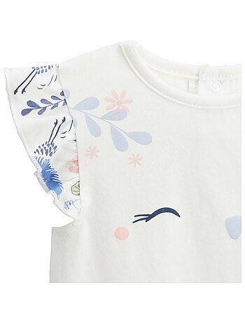 Tiana tweedelige kinderpyjama met korte mouwen