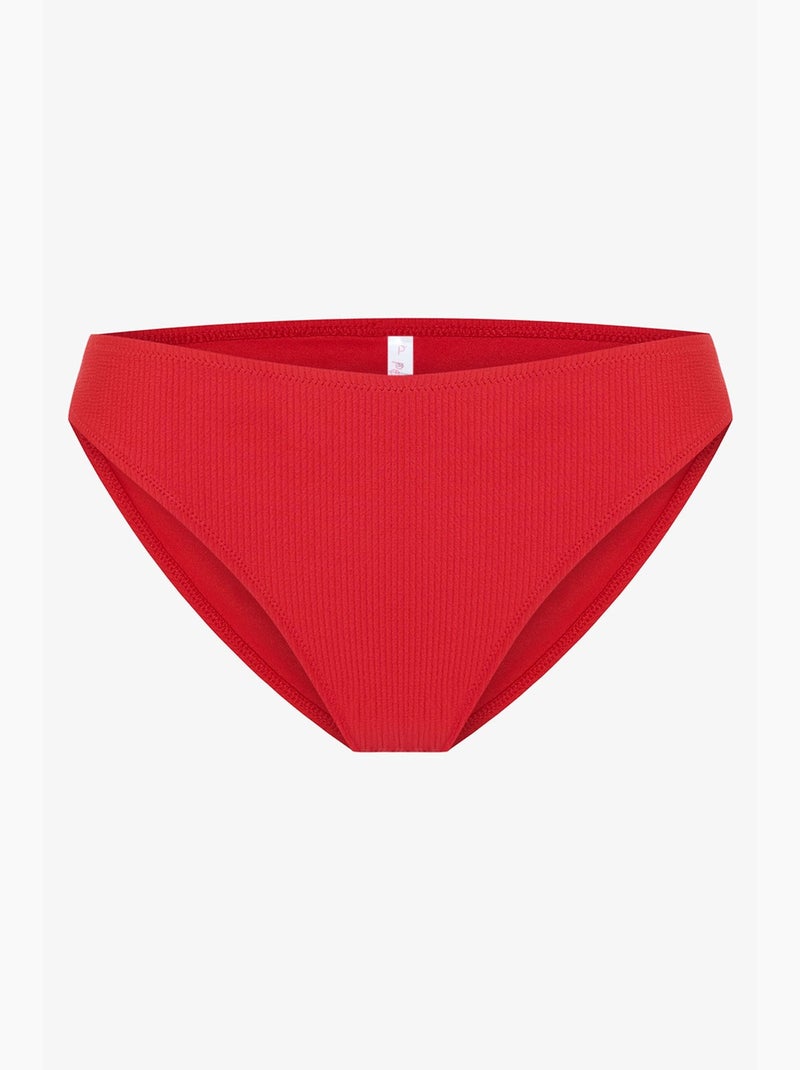 Tiara slip bikinibroekje penti Rood - Kiabi