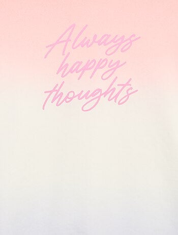 Tie-dye sweatshirt met capuchon en lange mouwen
