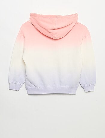Tie-dye sweatshirt met capuchon en lange mouwen