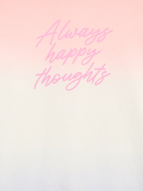Tie-dye sweatshirt met capuchon en lange mouwen - Kiabi