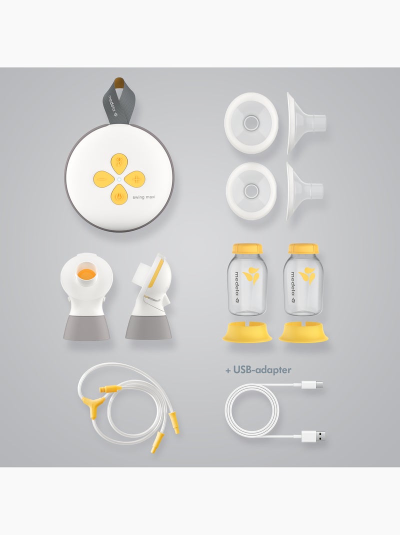 Tire-lait électrique double medela swing maxi - 2-phase expressio, téterelles personalfit flex, Transparent - Kiabi